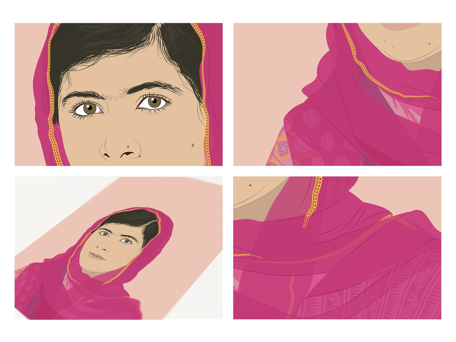 Malala Poster Malala Print Malala Art Print Malala Wall - Etsy