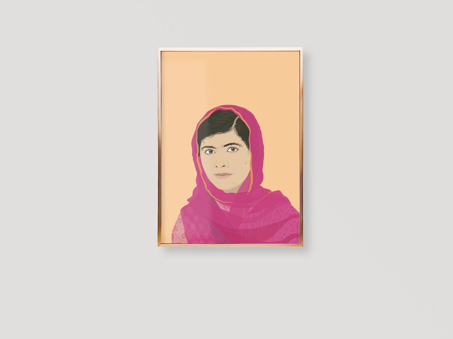 Malala Poster Malala Print Malala Art Print Malala Wall | Etsy