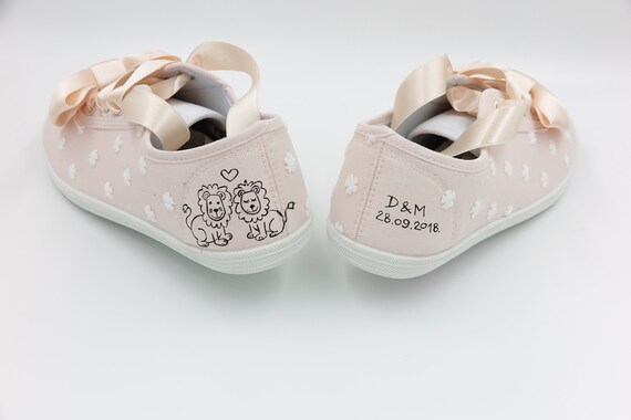 white wedding flats for bride