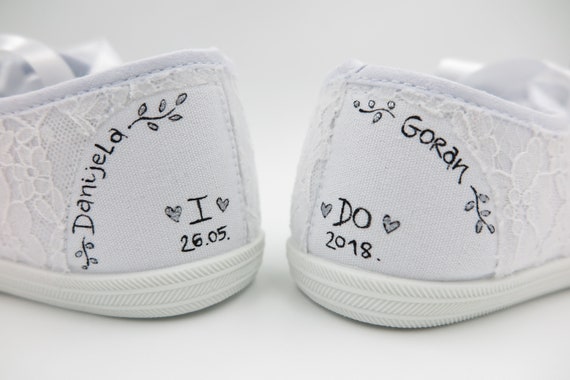 bridal canvas shoes