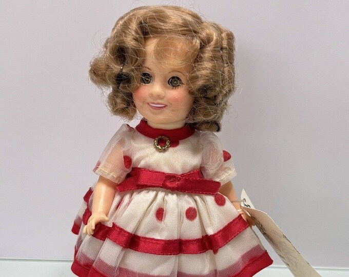 VTG 1982 IDEAL TOYS Shirley Temple Doll 8 Hard Plastic Jointed Doll W/ Hair Net Etsy