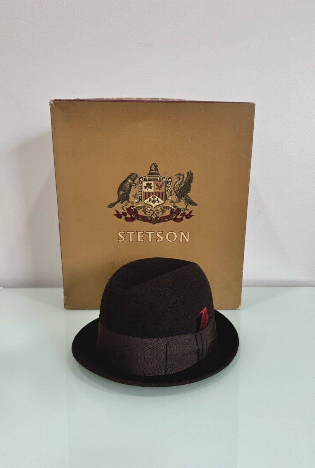 Vintage Royal Stetson Fedora Hat Size 7 Unisex 1930-40s W