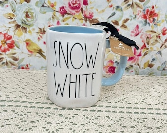 Rae Dunn Disney Princess Snow White Cameo Ceramic Mug