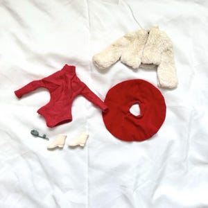 Vintage Barbie Ice Breaker Outfit #942 60s Barbie clothes. Coat, Bodysuit, Skirt