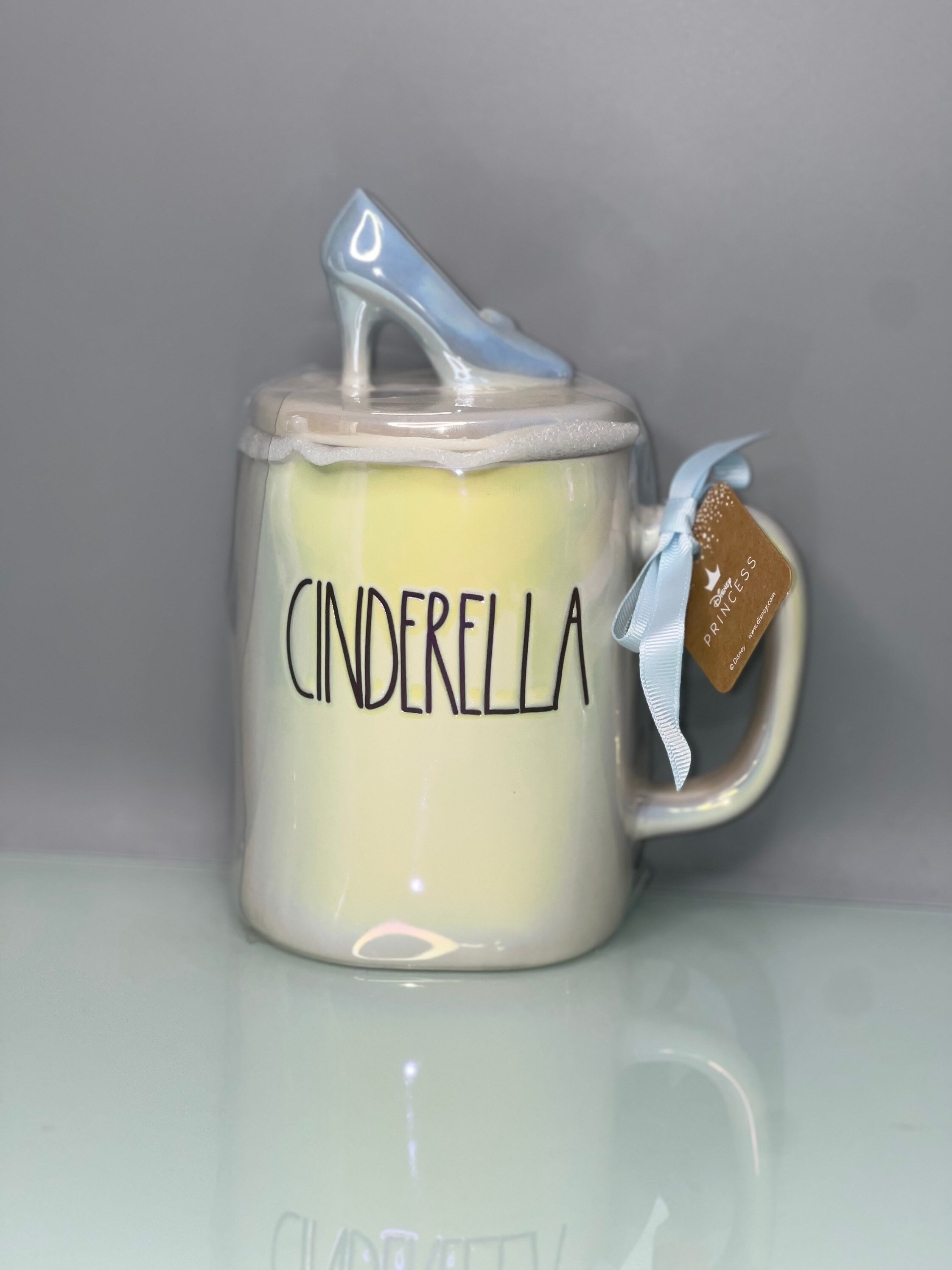 Rae Dunn Disney Princess Cinderella Ceramic Mugs With Slipper Etsy