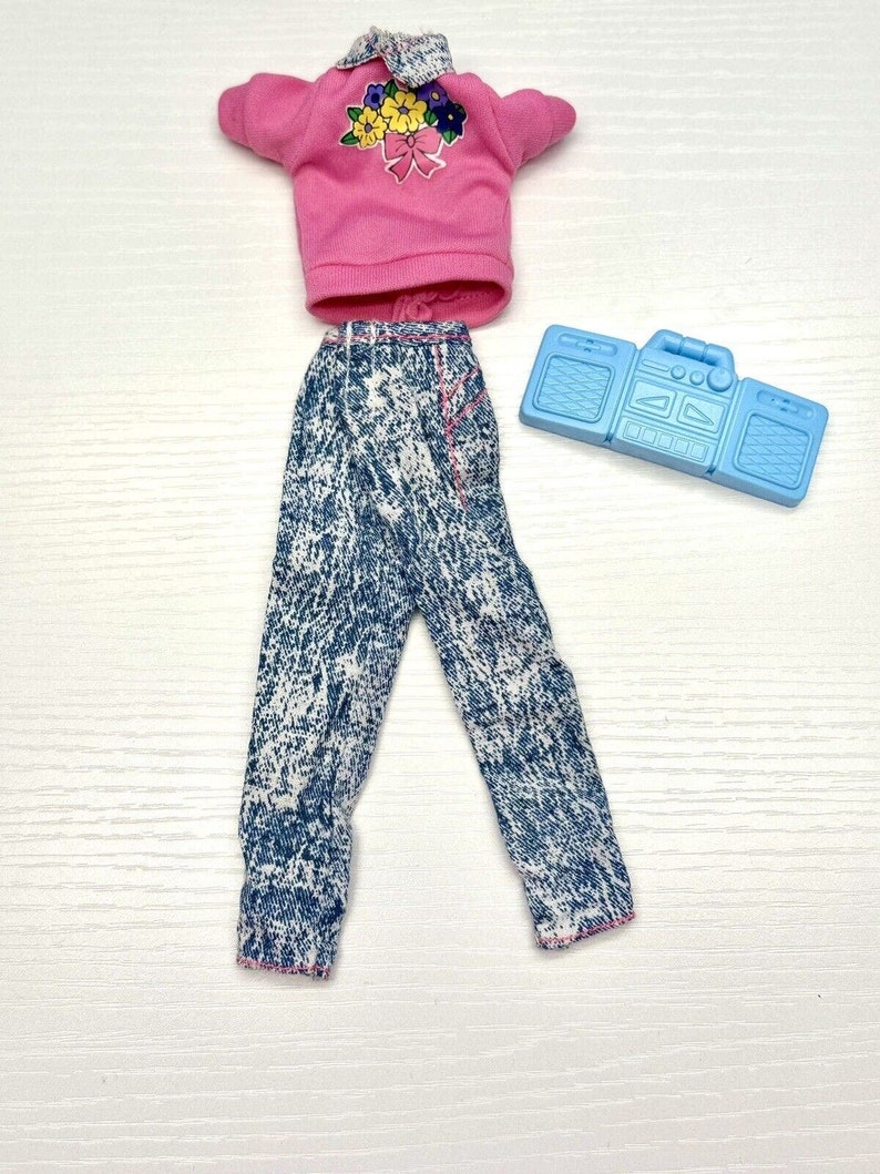 Vintage 1990 Mattel Barbie Skipper Trendy Teen Fashion Clothing Outfit 774 image 2