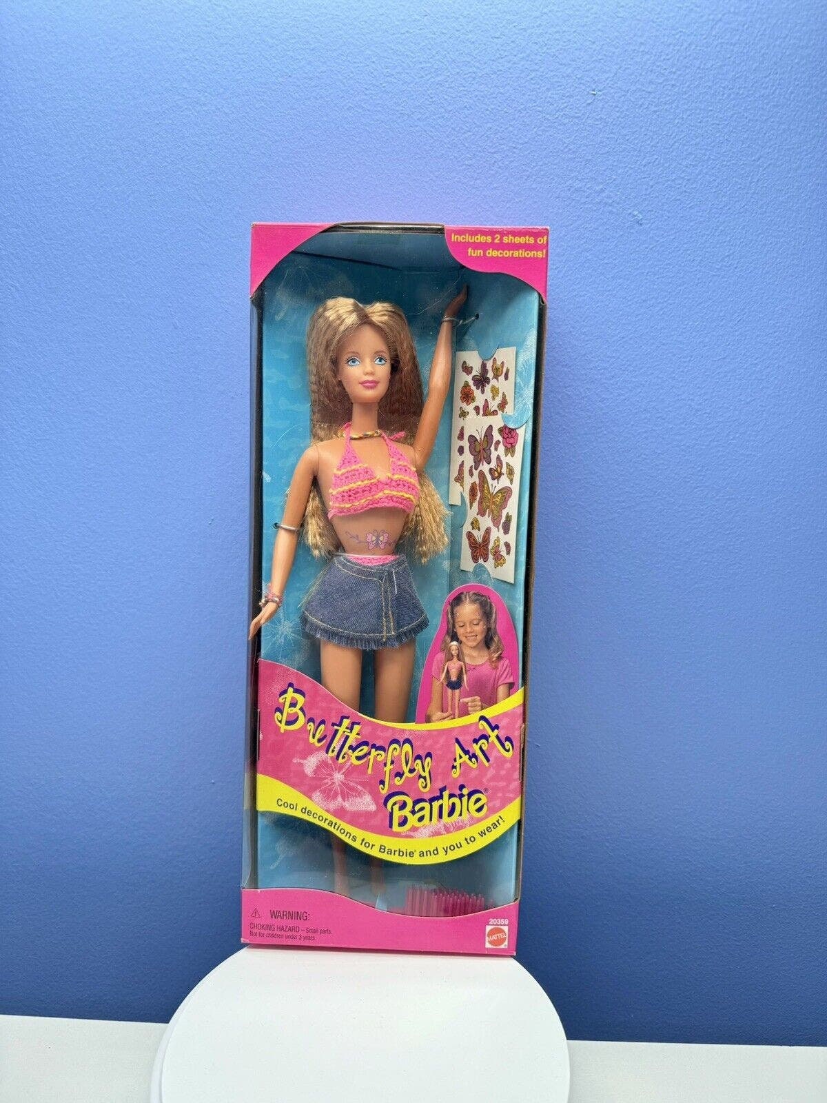 Butterfly art barbie worth sale