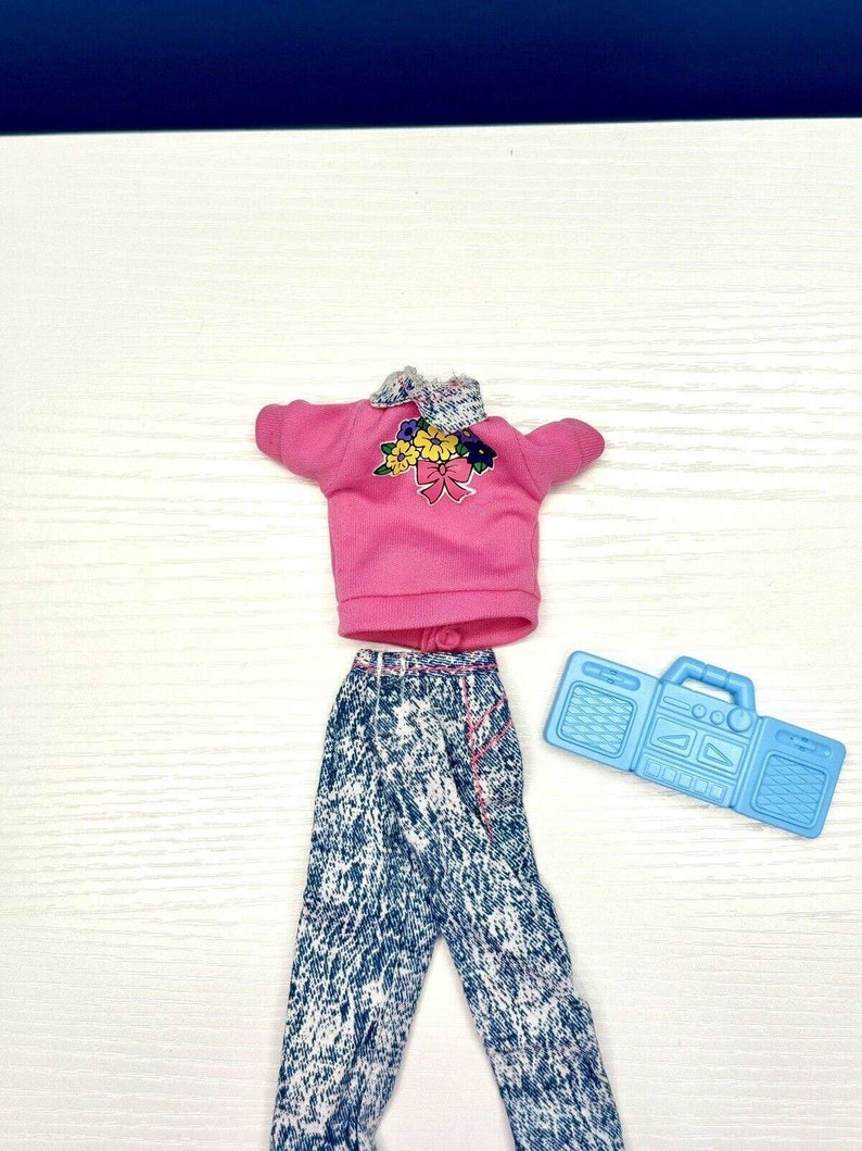 Vintage 1990 Mattel Barbie Skipper Trendy Teen Fashion Clothing Outfit 774 image 3