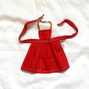 Vintage 1960&#39;s Mattel Barbie #962 &quot;WHAT&#39;S COOKIN&quot; Red Apron