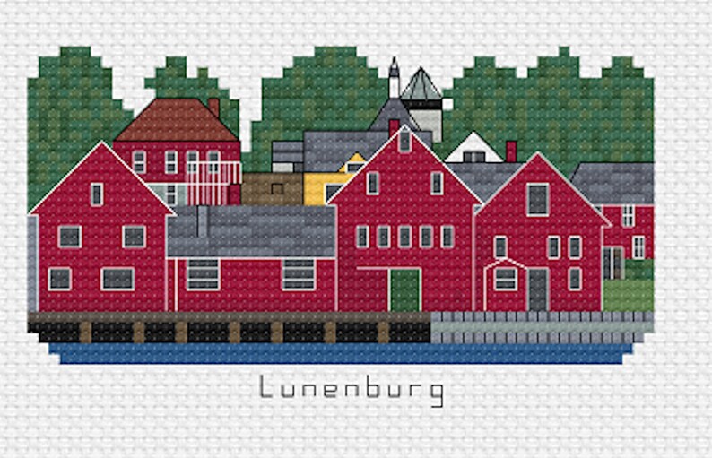 Nova Scotia Sampler Cross Stitch Pattern Etsy