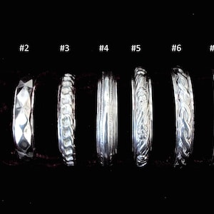 純銀999%ヴィンテージ模様リング - 結婚指輪 - ゴールドリング - 愛と献身を象徴する永遠の誓いの指輪 - 7つのデザインからお選びいただけます