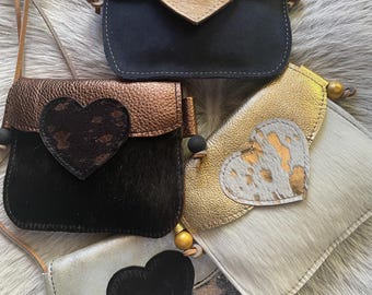 Cowhide Toddler Purse – Little Girl's First Leather Handbag
