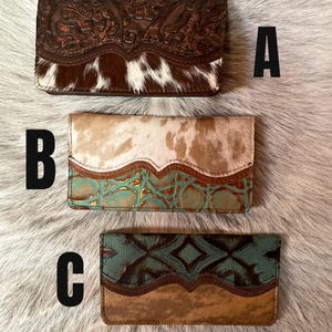 Checkbook Covers, Western Wallets image 4