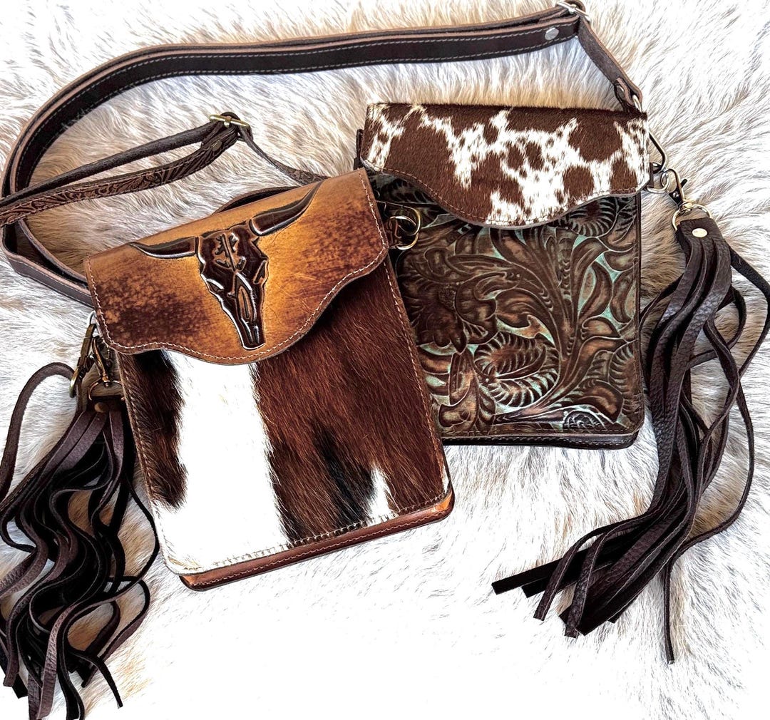 On The Go Mini Chain Cowhide Bag main image 1