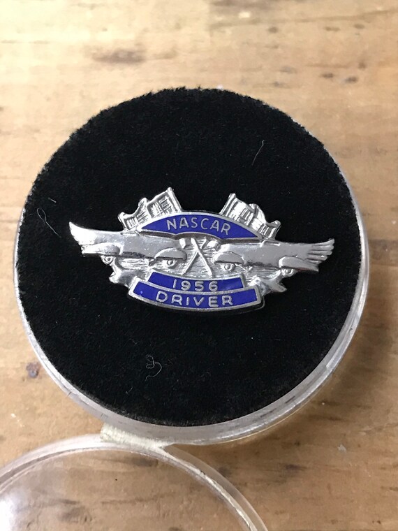 NASCAR Driver 1956 Hat Pin, Vintage Official NASCA