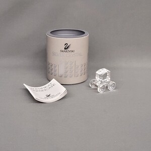 Swarovski Train Coal Car/Tender Figurine w/ Original Box