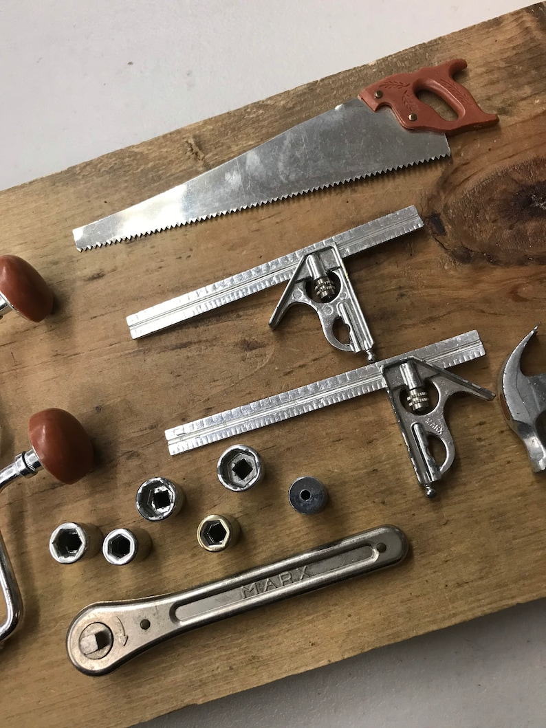 Vintage Marx Pocket Tools Pretend Tool Set Marx Toy Tools Etsy