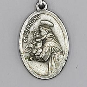 Vintage 2nd Class Oval Relic Holder St. Anthony of Padua