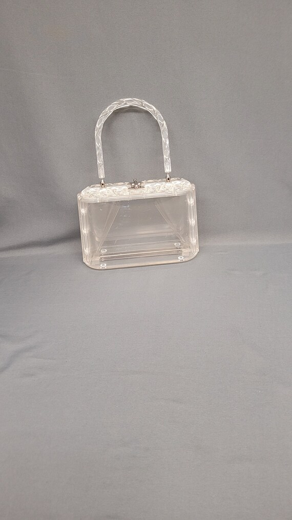 Clear Lucite 1950's Pocketbook