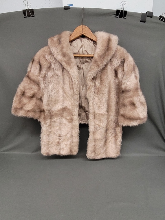 Regina Glenara By Gleniot 60's-70's Vtg Faux Fur C