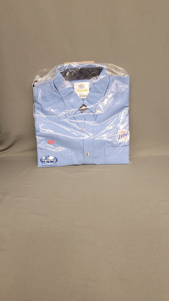 Miller Lite Delivery Driver Uniform Shirt NOS - image 1