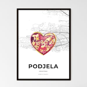 Carte de Split Croatie - Choisissez votre style Carte de Split Croatie Carte de Split Croatie