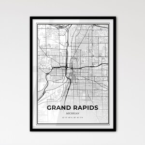 Grand Crane Stroma Stadtplan im skandinavischen Stil für das moderne Wohndekor