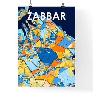 AA ŻABBAR MALTA: Beeindruckendes, lebendiges Kunstposter - Ideales Geschenk für Hochzeiten, Housewarmings, oder um Ihr Wohndekor aufzuwerten!