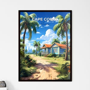 Cape Coral, Florida, una casa nella foresta tropicale – Travel Skylines Collection / Personalizzabile