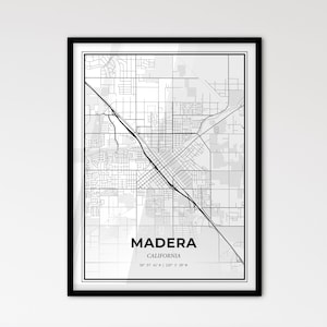Madera California - Plan de la ville de style scandinave pour une décoration intérieure moderne