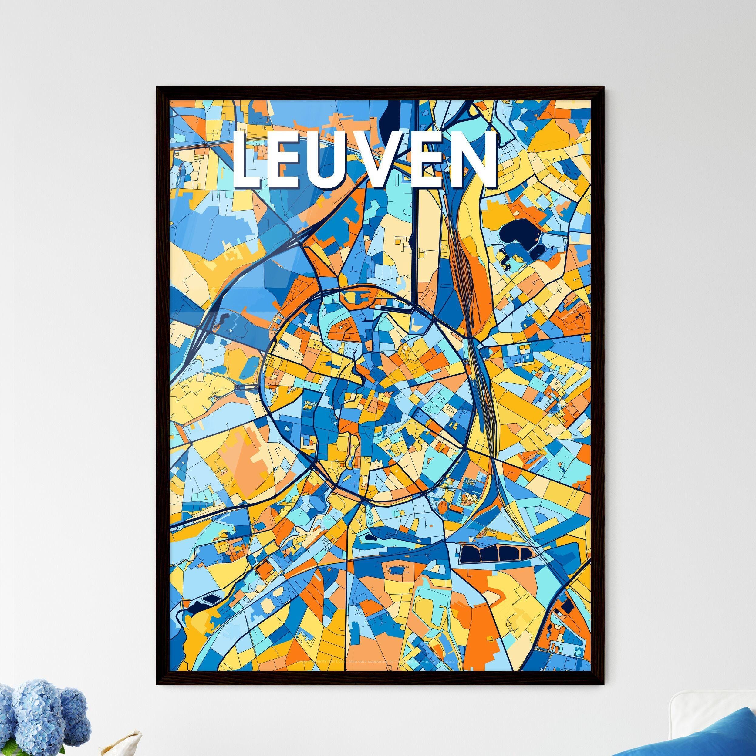 Leuven map - Etsy 日本