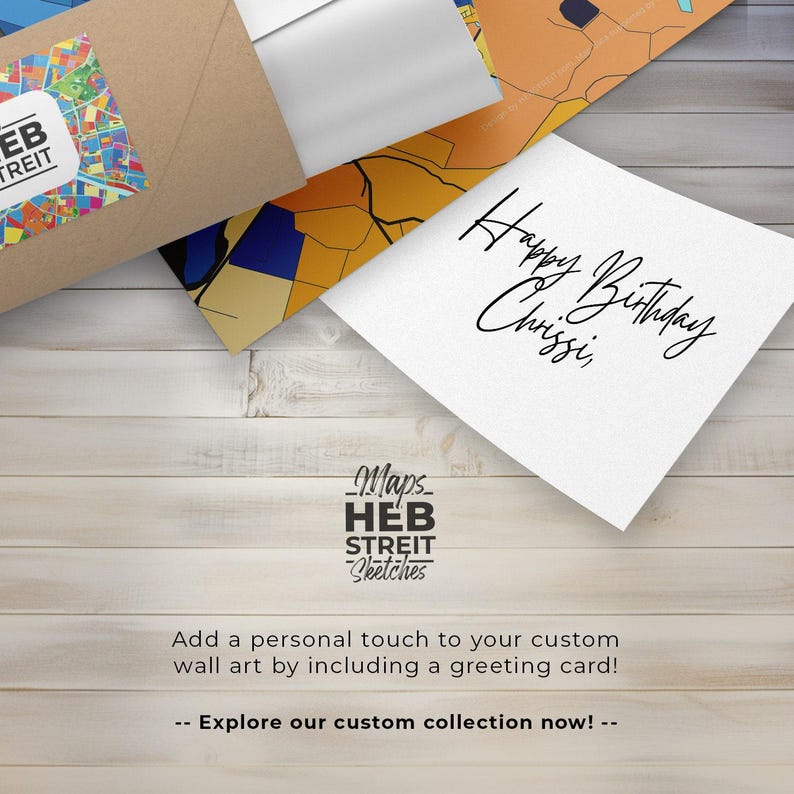 Customizable Tampa Florida Art Map Poster Vibrant Wall Decor, Unique