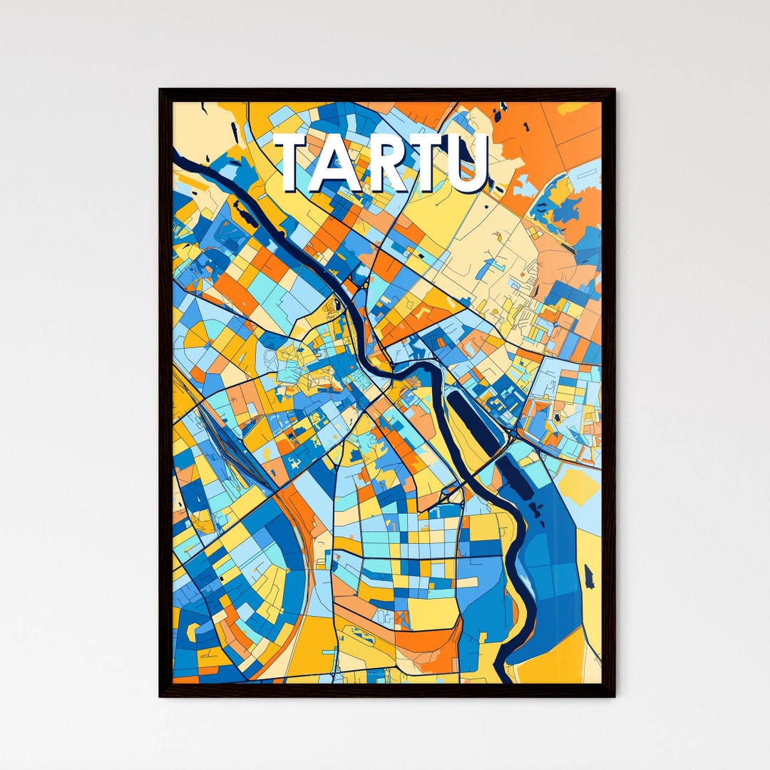 TARTU ESTONIA Vibrant Colorful Art Map Poster Perfect Gift Etsy tartu-estonia-vibrant-colorful-art-map-poster-perfect-gift-etsy