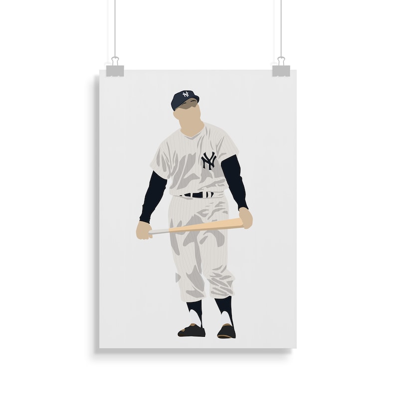 A2 A1 A4 sizes A3 Babe Ruth Vintage Baseball Large Poster