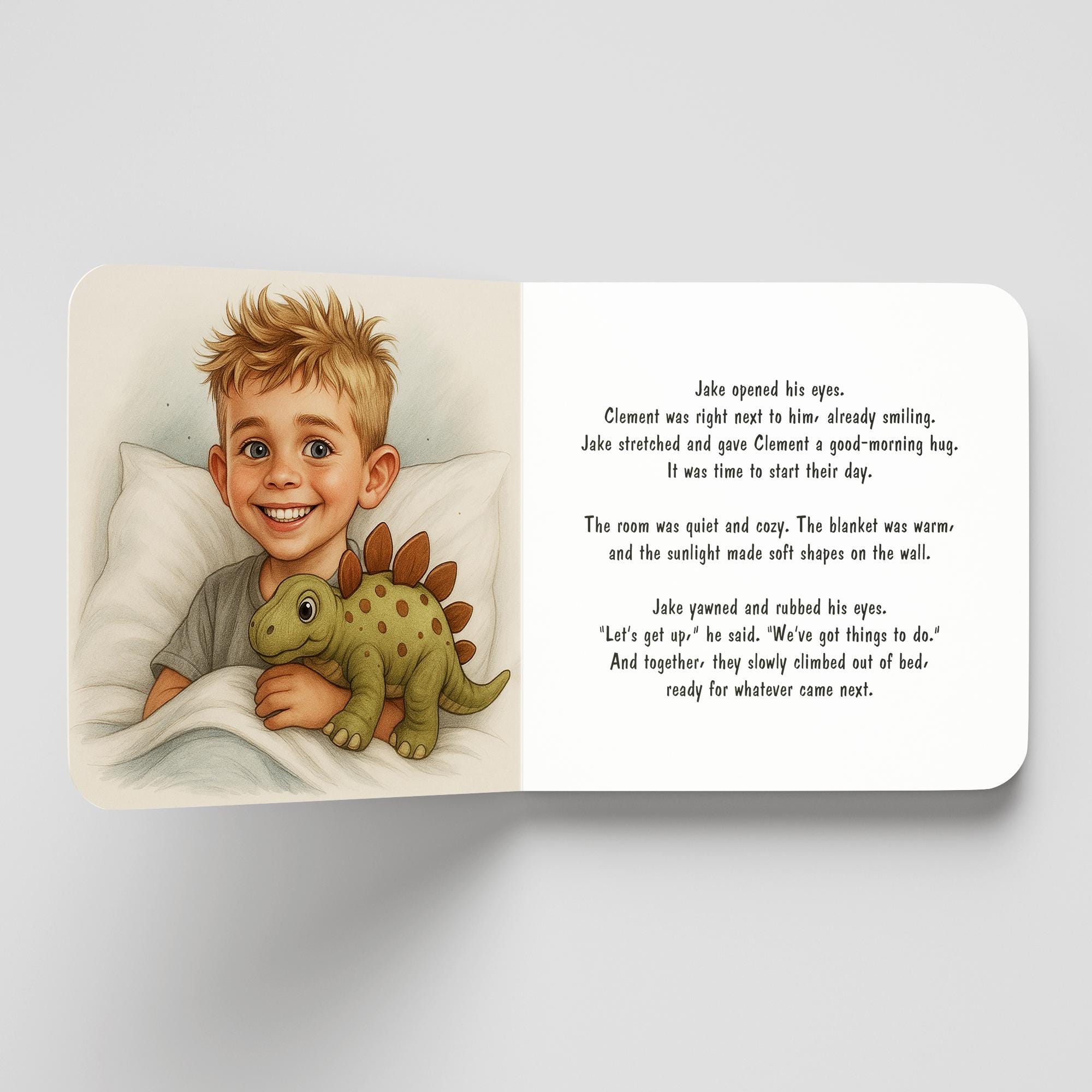 Personalized Kids Board Book | Custom Story with Child and Plush Toy | Unique Toddler Gift, Baby Keepsake, Bedtime Story, First Birthday - Thumbnail 2