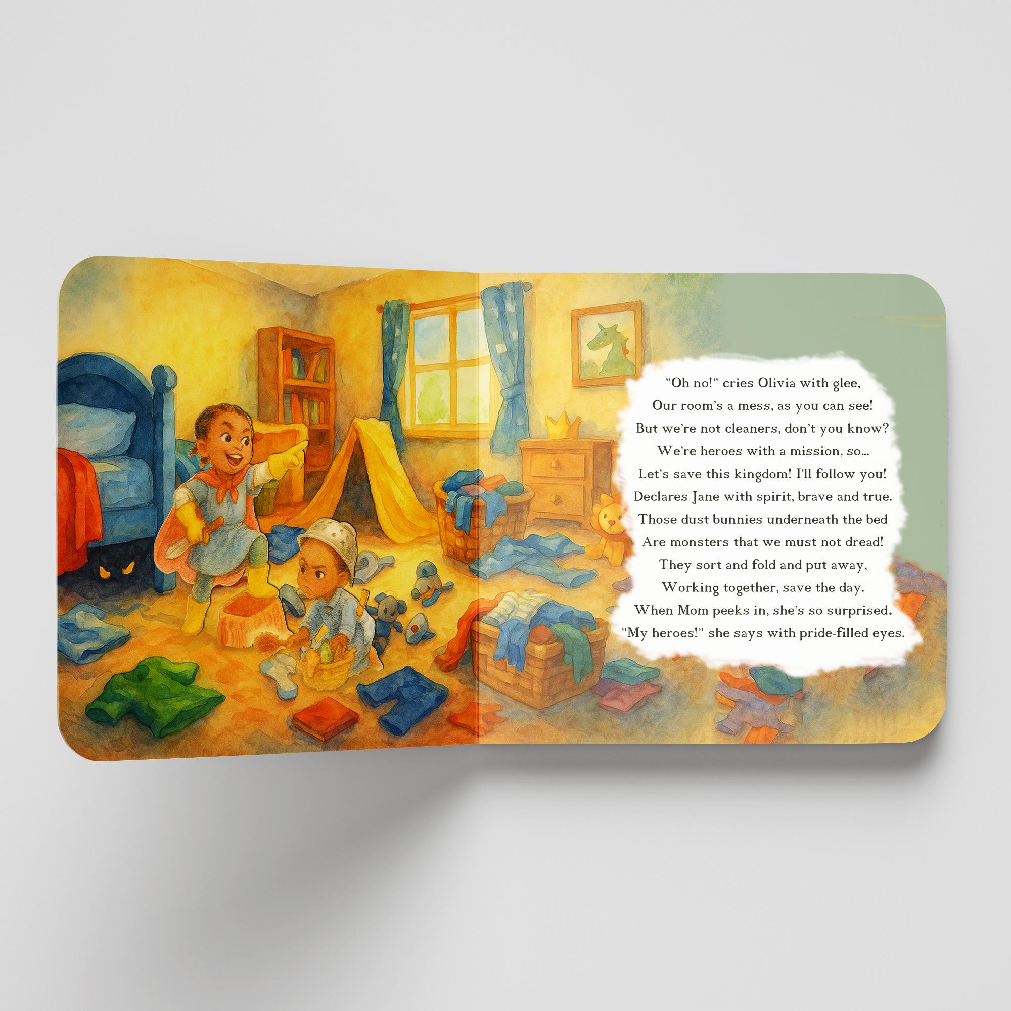 Personalized book for siblings - sibling gift, sibling newborn gifts, book for borher and sister, sister gift, brother gift, sibling love - Thumbnail 4