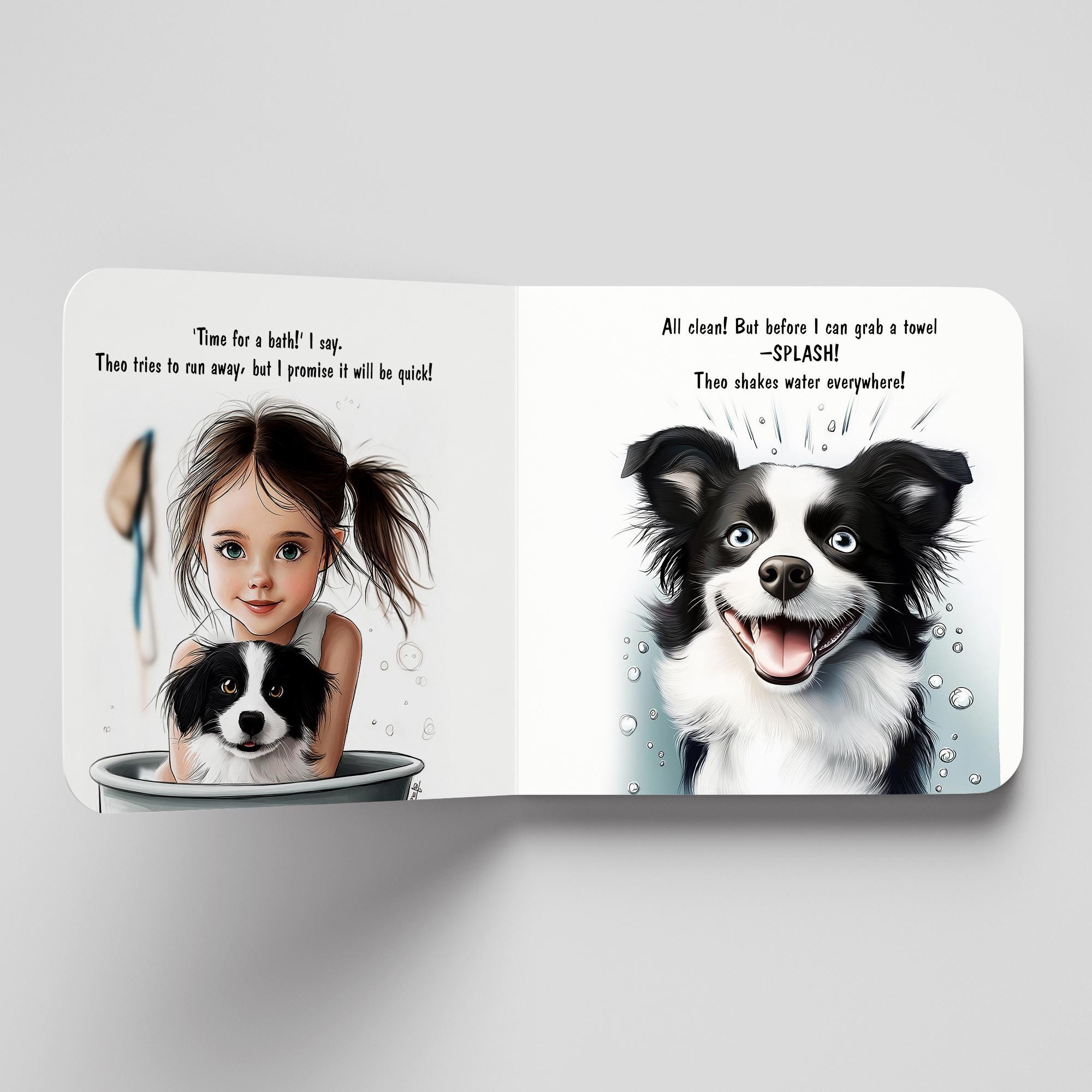 Custom Childrens Book Dog - Personalized Childrens Book With Dog, Personalized Kid Book With Pets, Personalized Storybooks With Pets - Thumbnail 6
