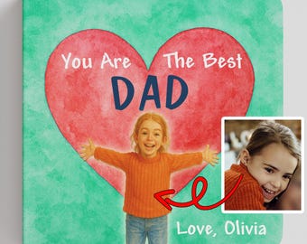 Personalized Book For Dad - dad books, fathers day gift, personalized gift for dad, personalized dad book, best dad gift, dad birthday gift