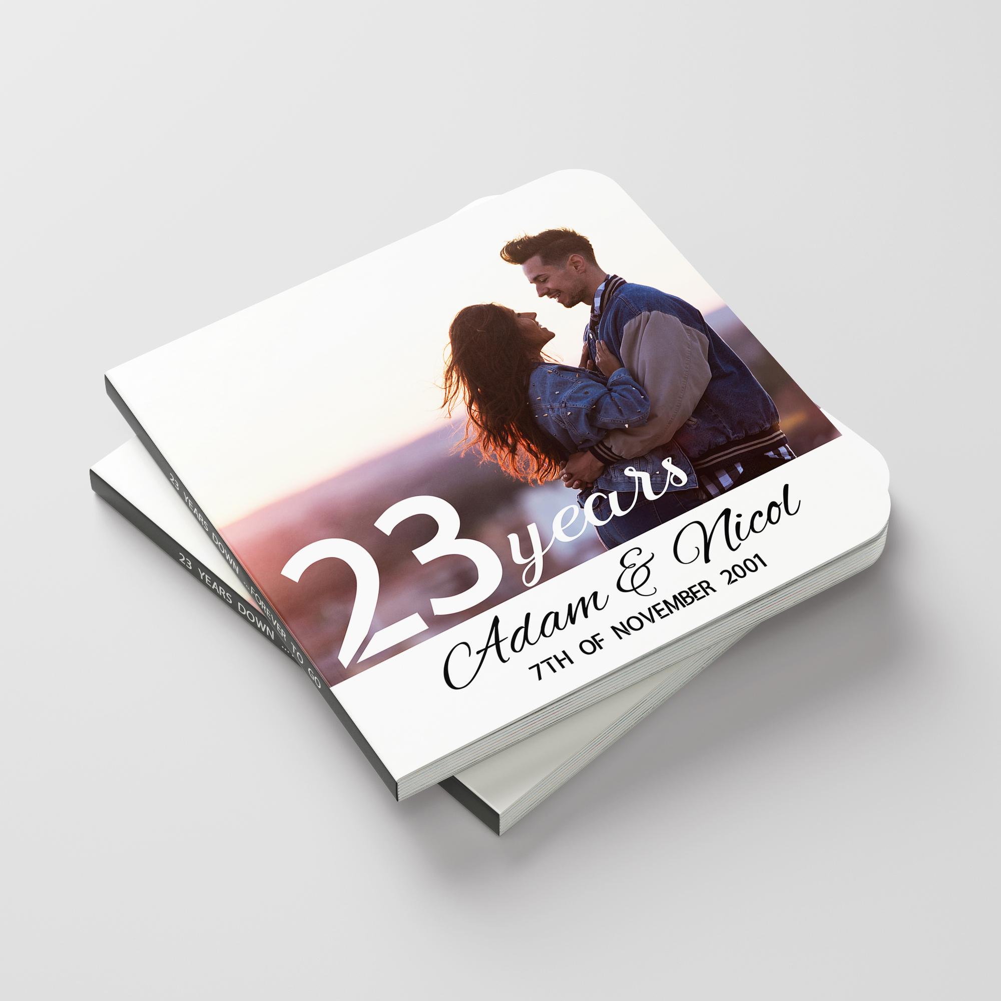 Personalized Book For Anniversary - anniversary photo book, anniversary photo gift, anniversary photo collage, anniversary photo gift - Thumbnail 6