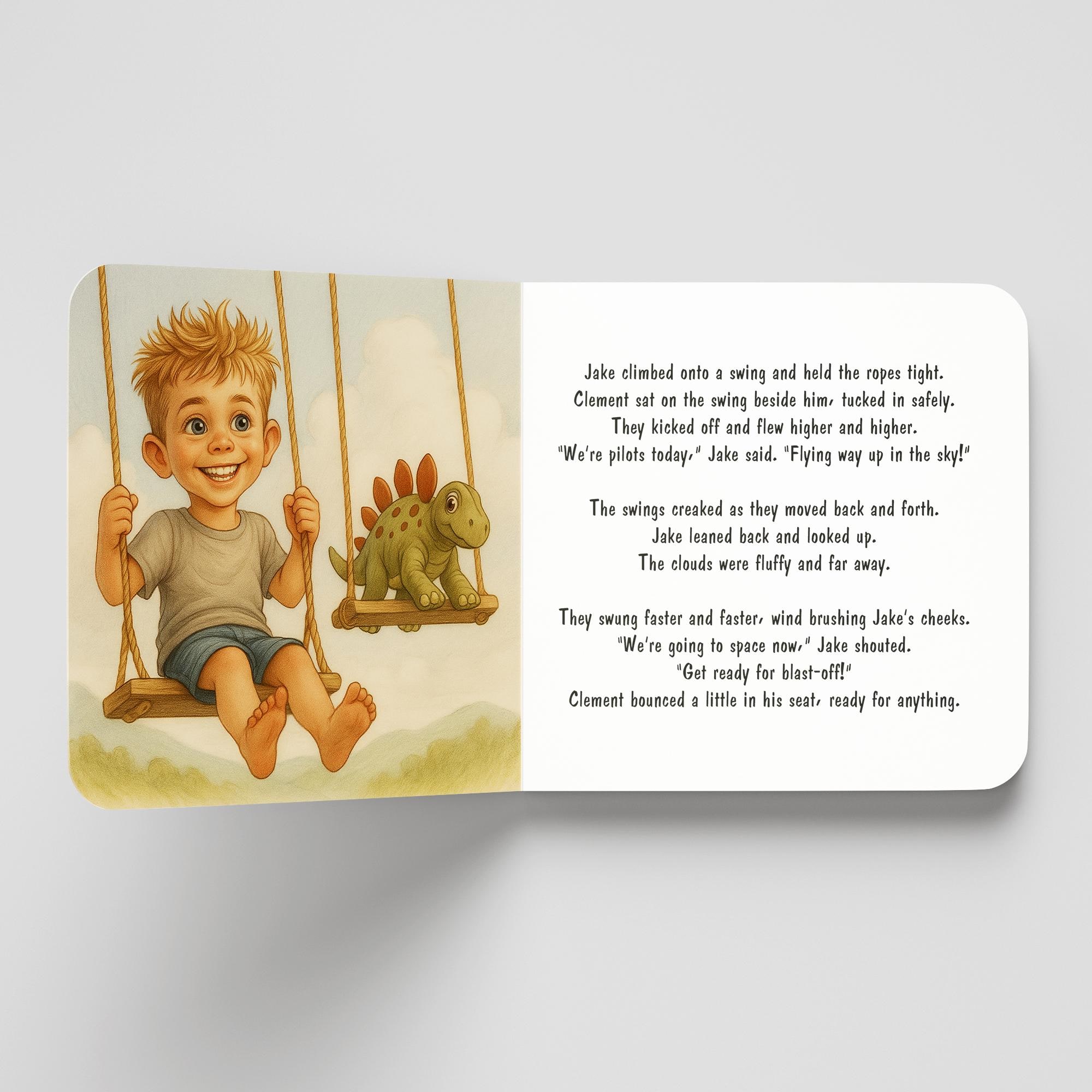 Personalized Kids Board Book | Custom Story with Child and Plush Toy | Unique Toddler Gift, Baby Keepsake, Bedtime Story, First Birthday - Thumbnail 6
