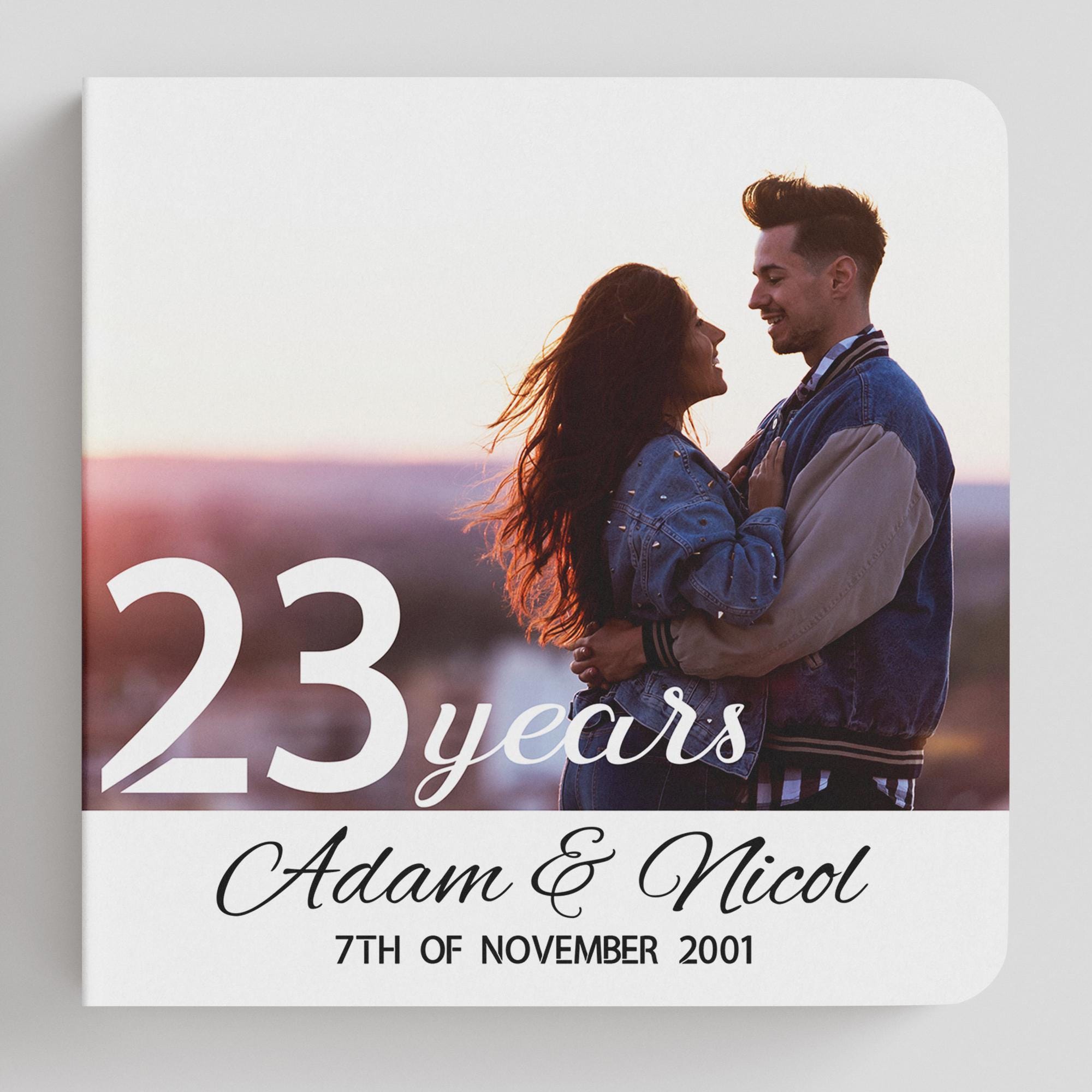 Personalized Book For Anniversary - anniversary photo book, anniversary photo gift, anniversary photo collage, anniversary photo gift - Image 1