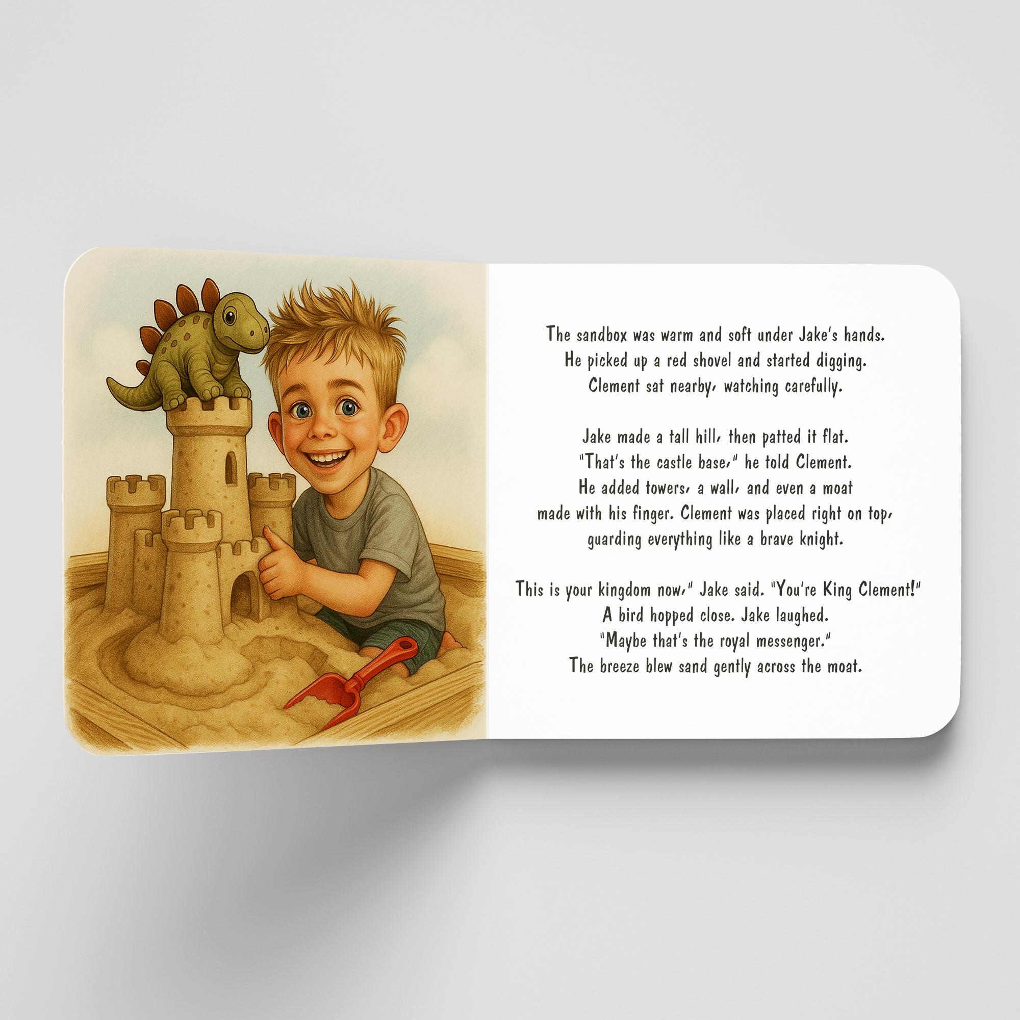Personalized Kids Board Book | Custom Story with Child and Plush Toy | Unique Toddler Gift, Baby Keepsake, Bedtime Story, First Birthday - Thumbnail 7