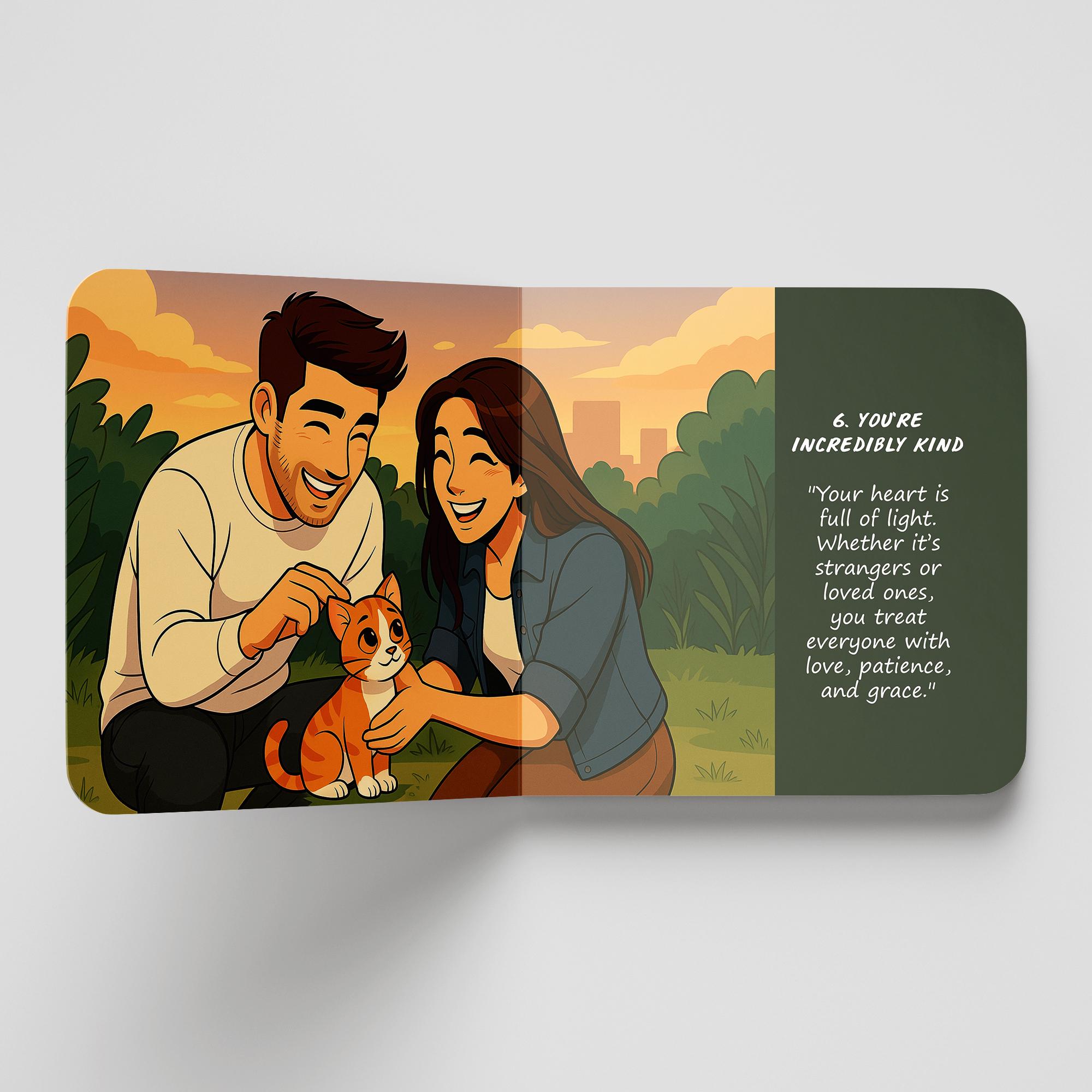 Personalized Book For Couple - Personalized Book For Boyfriend, reasons i love you, reasons why i love you, boyfriend birthday gift - Thumbnail 6