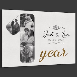 1st Anniversary Gift - 1 year anniversary gift, one year anniversary gift, for wife, her, him, husband, 1st wedding anniversary gift, first