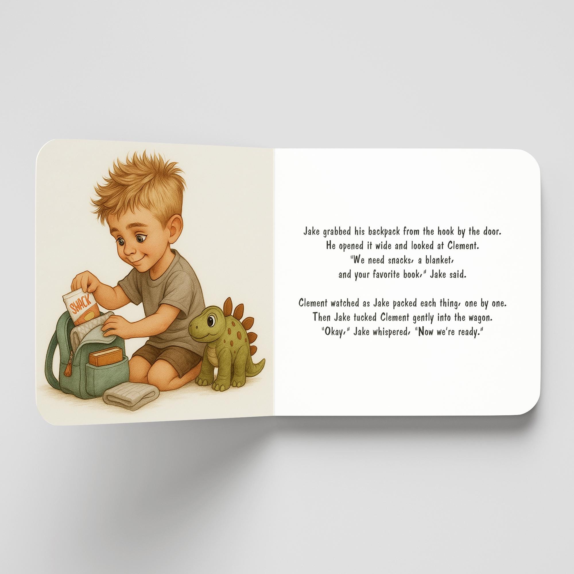 Personalized Kids Board Book | Custom Story with Child and Plush Toy | Unique Toddler Gift, Baby Keepsake, Bedtime Story, First Birthday - Thumbnail 4
