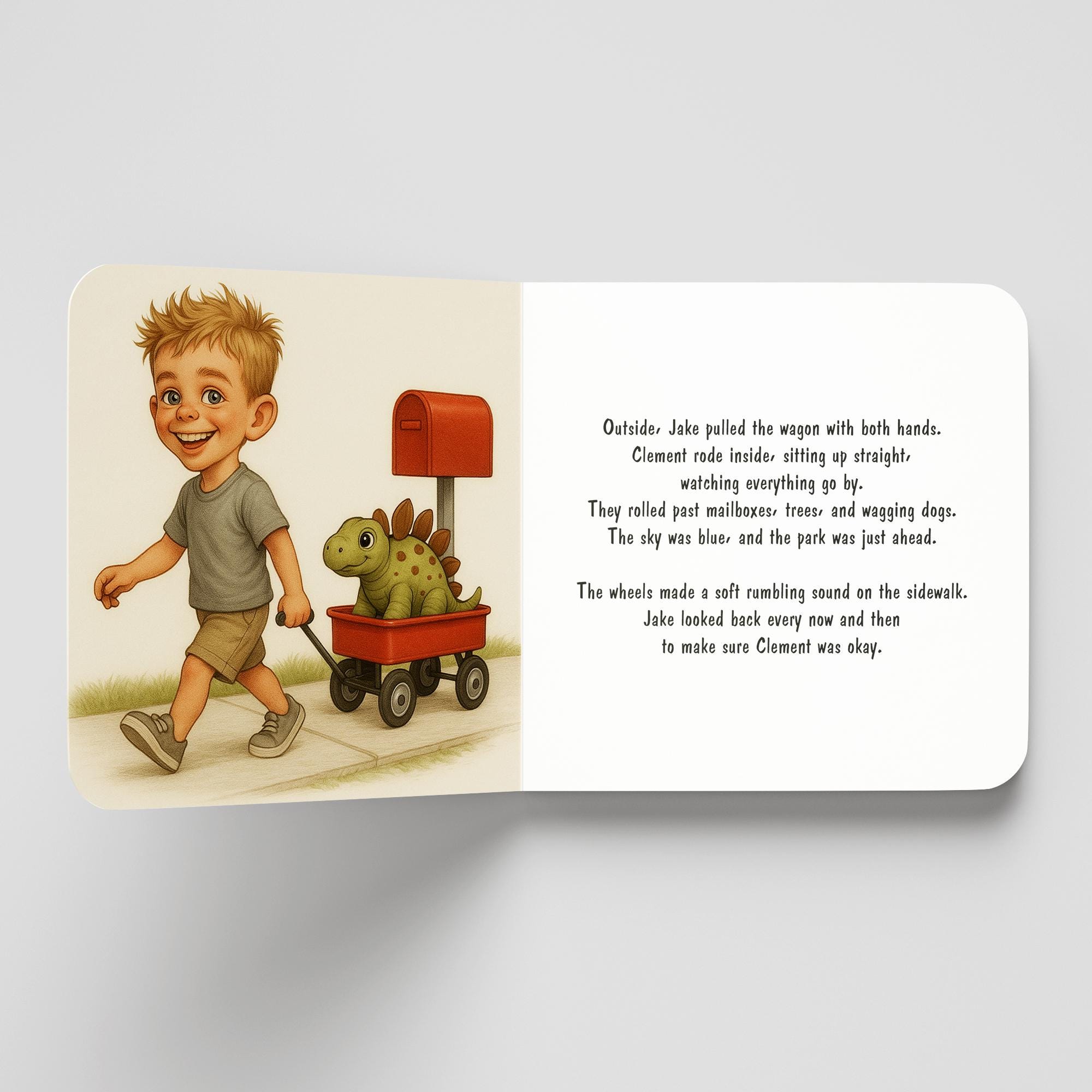 Personalized Kids Board Book | Custom Story with Child and Plush Toy | Unique Toddler Gift, Baby Keepsake, Bedtime Story, First Birthday - Thumbnail 5