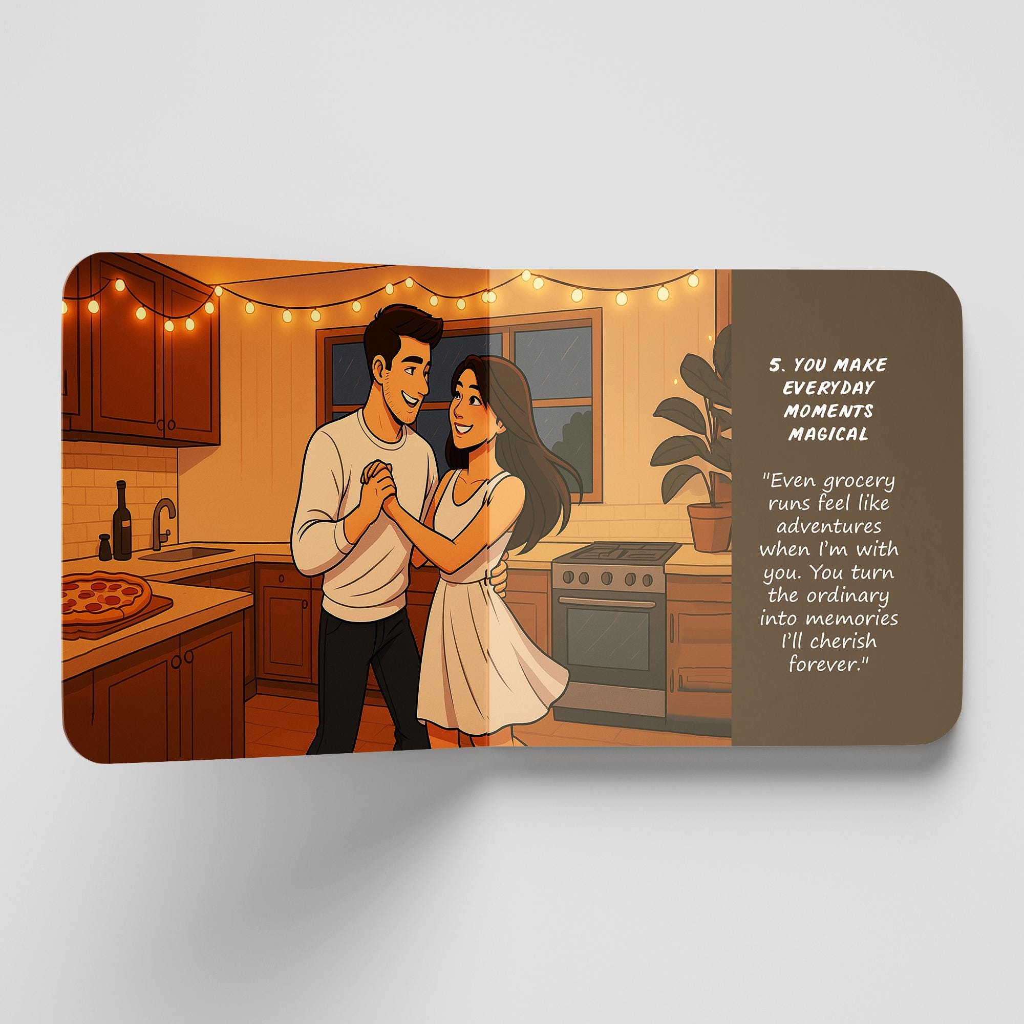 Personalized Book For Couple - Personalized Book For Boyfriend, reasons i love you, reasons why i love you, boyfriend birthday gift - Thumbnail 5