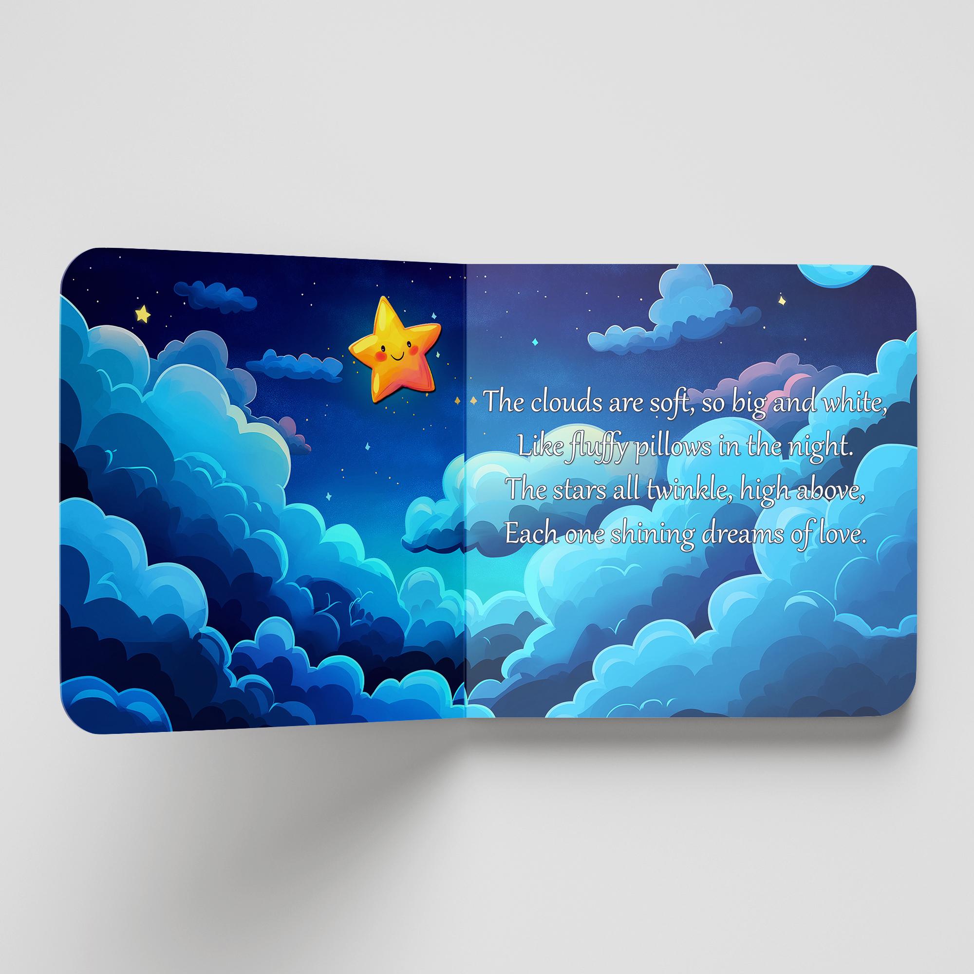 Personalized Bedtime Story Children's Book, Custom Name Book, Baby Gift, Bedtime Book, Christening Gift, Baptism Gift, Baby Birthday Gift - Thumbnail 5