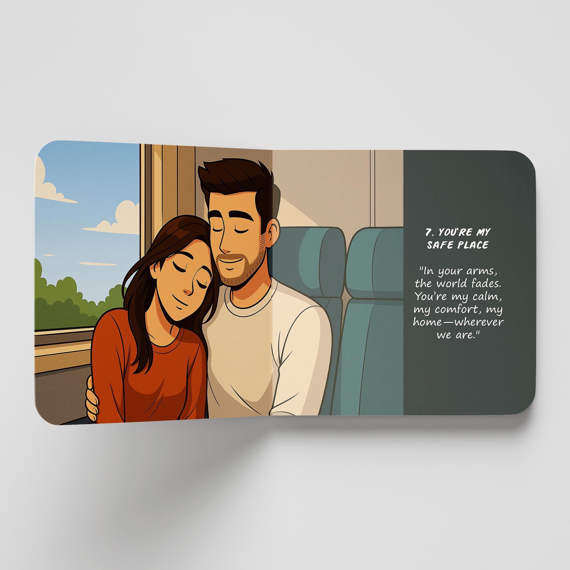 Personalized Book For Couple - Personalized Book For Boyfriend, reasons i love you, reasons why i love you, boyfriend birthday gift - Thumbnail 7