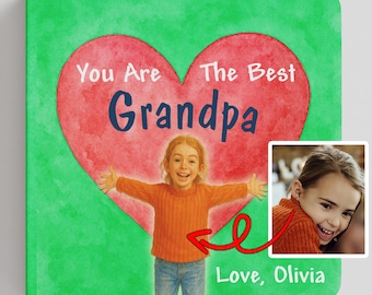 Personalized Book For Grandpa - grandpa book, grandpa gift, personalized gift for grandpa, personalized grandpa book,  grandpa birthday gift